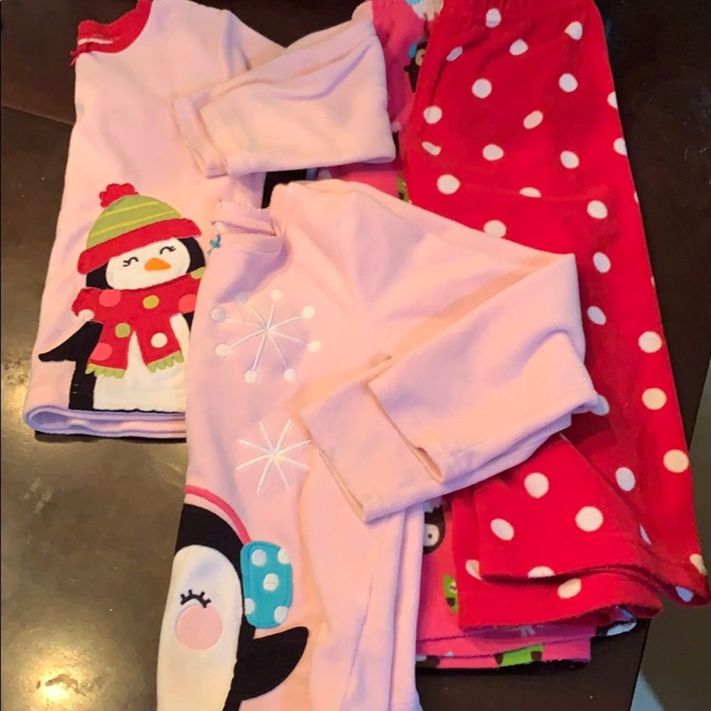 3t fleece jammies